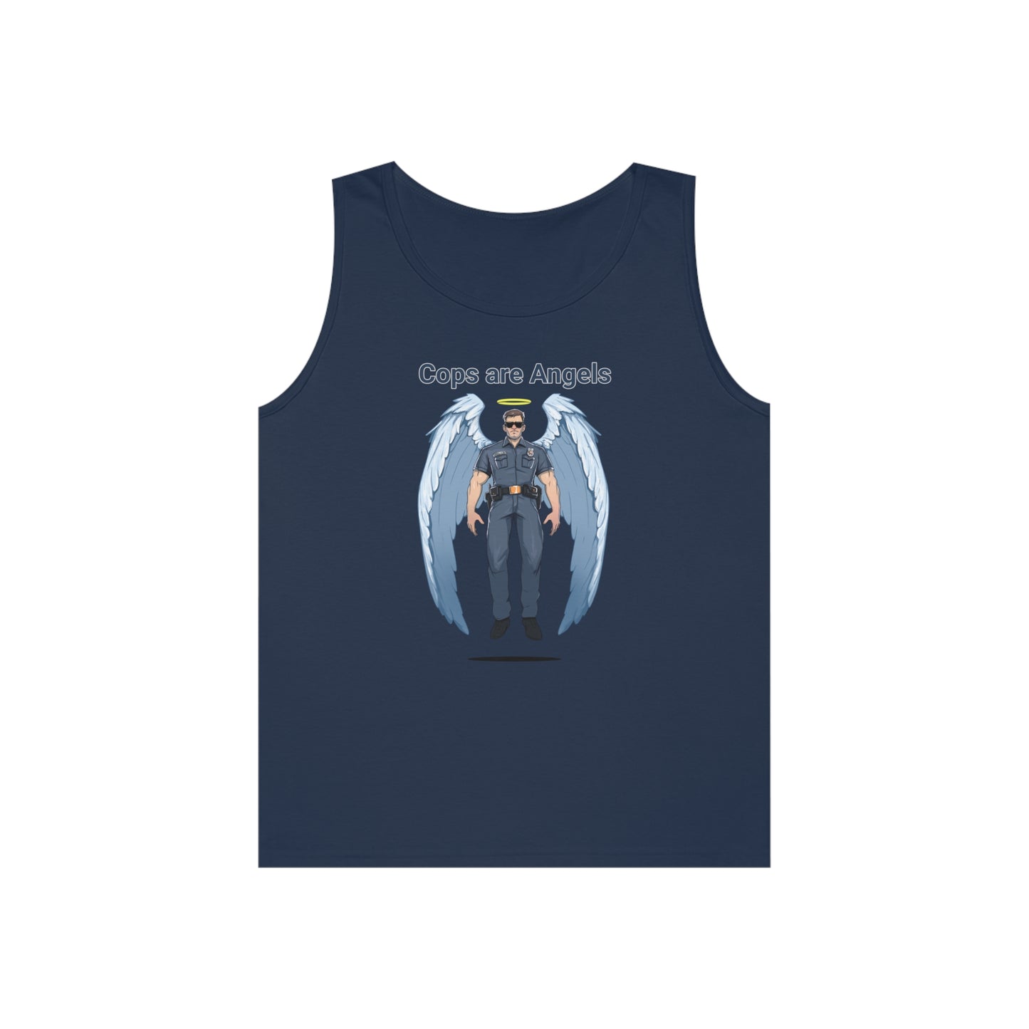 Male Angel Cop Unisex Tank Top