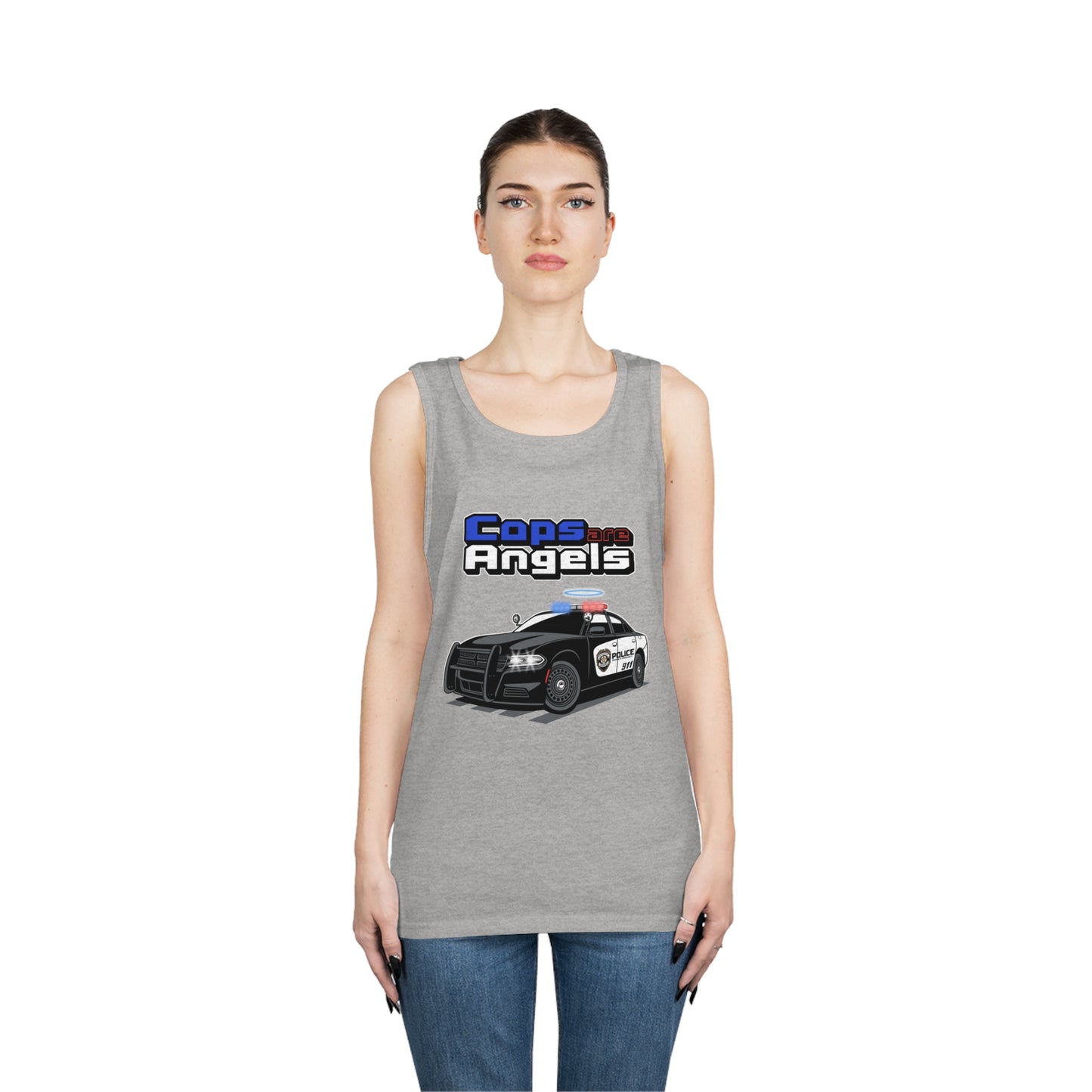 Halo Cop Car Unisex Tank Top