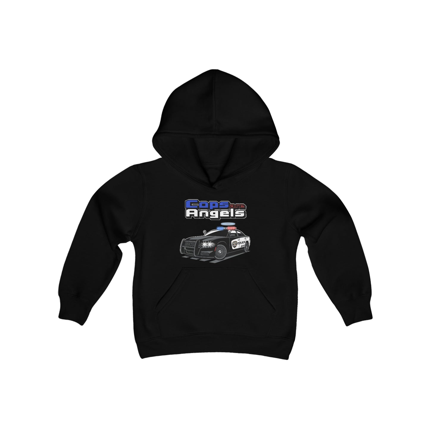 Halo Cop Car Kids Unisex Hoodie