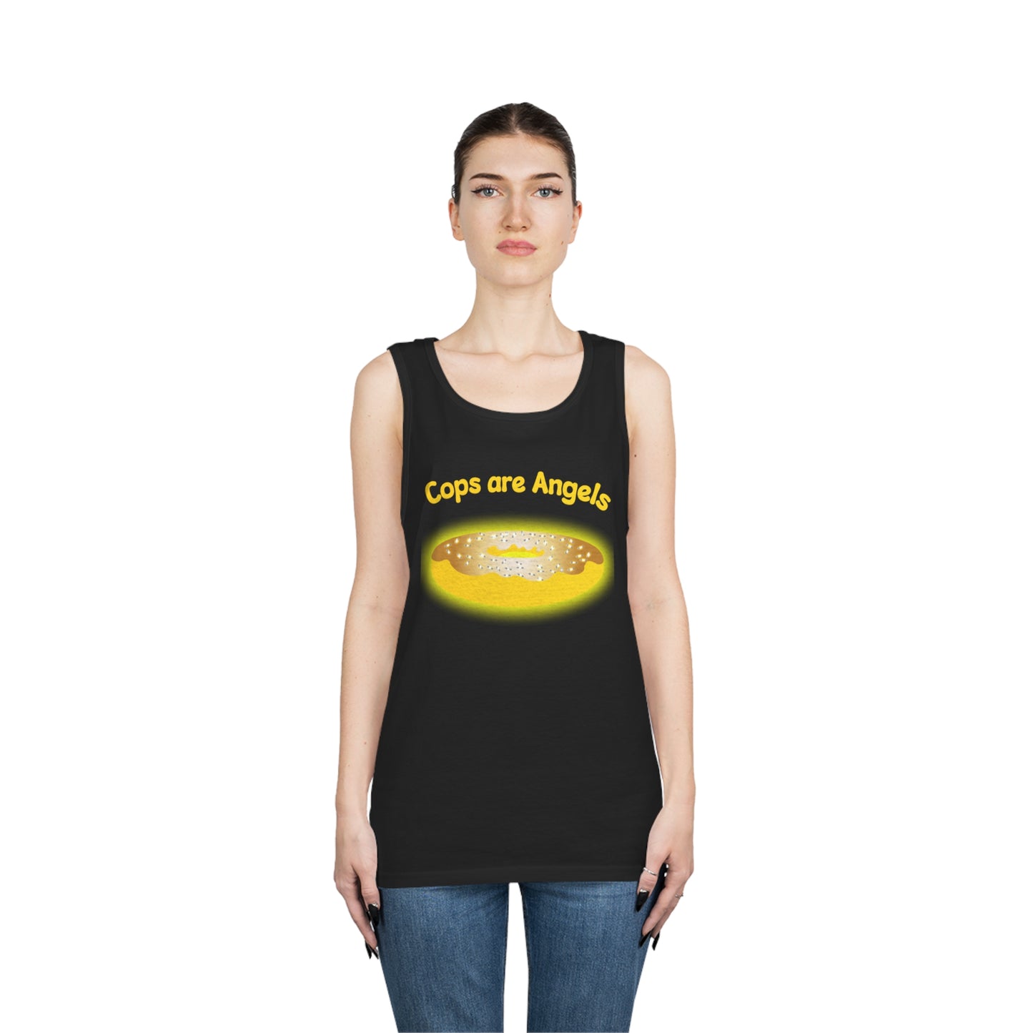 Halo Donut Unisex Tank Top