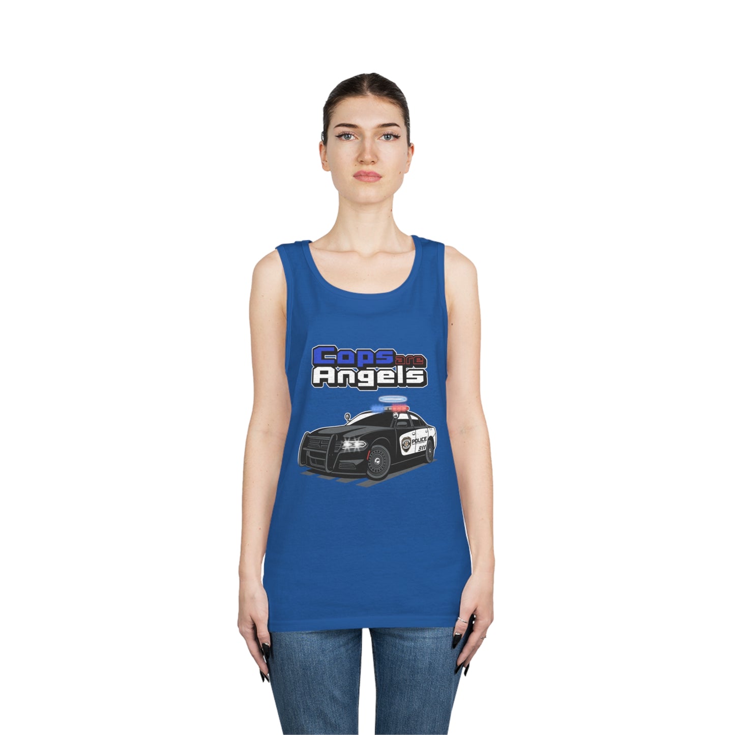 Halo Cop Car Unisex Tank Top