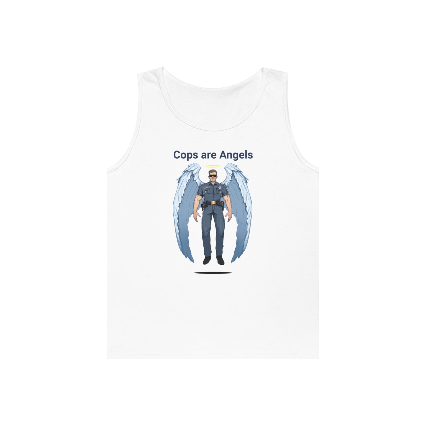 Male Angel Cop Unisex Tank Top