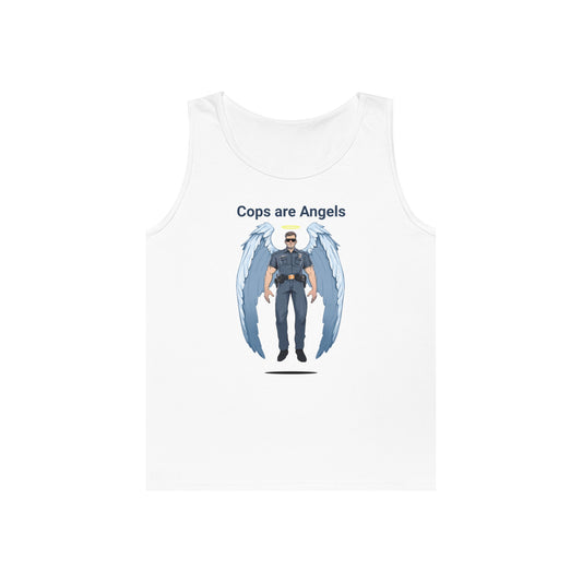 Male Angel Cop Unisex Tank Top