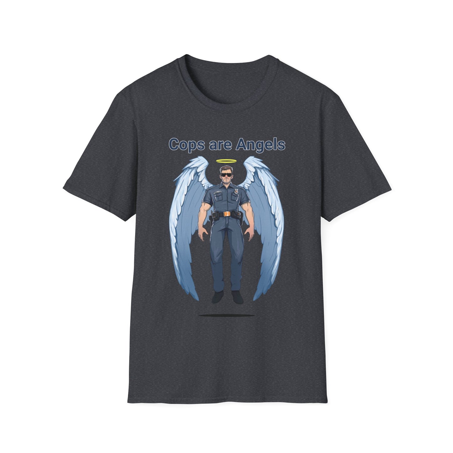 Male Angel Cop Unisex T-Shirt