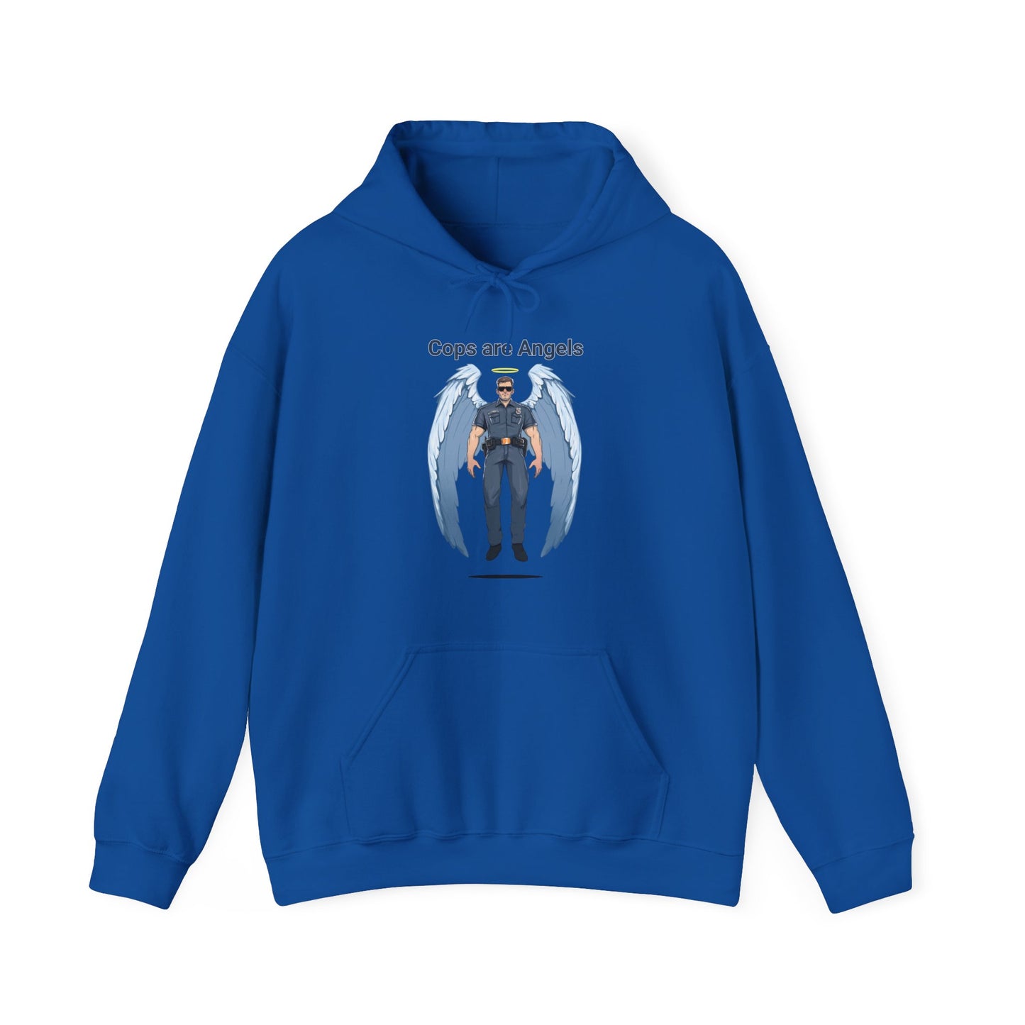 Male Angel Cop Unisex Hoodie