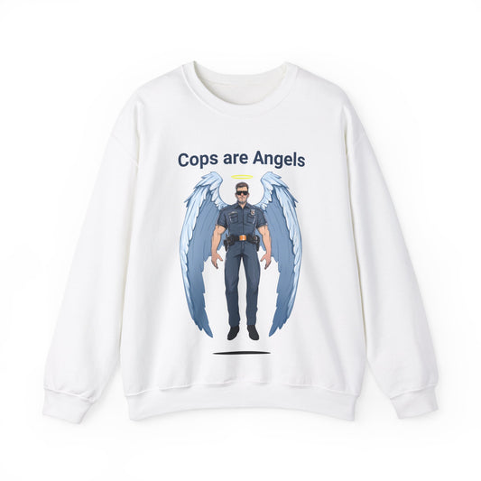 Male Angel Cop Unisex Sweatshirt