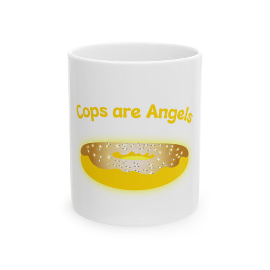 Halo Donut White Mug (11oz, 15oz)