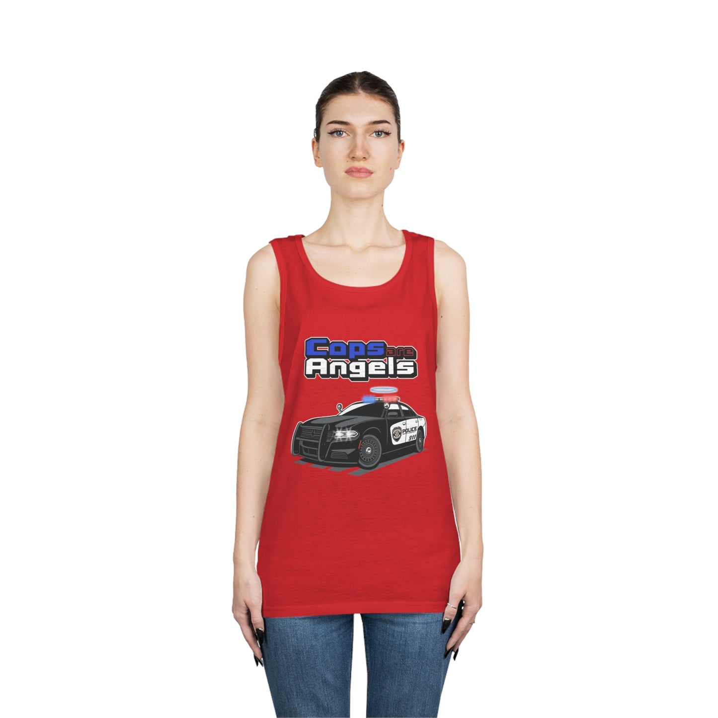 Halo Cop Car Unisex Tank Top