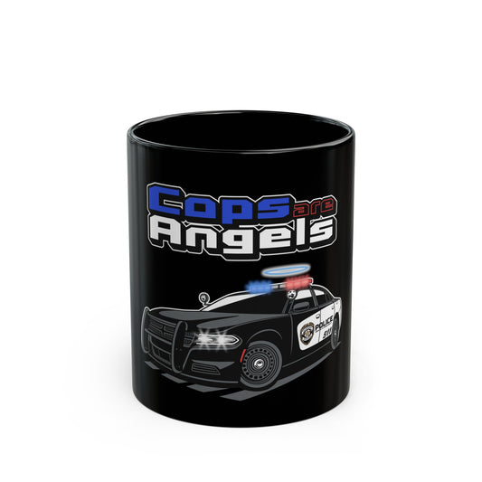 Halo Cop Car Black Mug (11oz, 15oz)