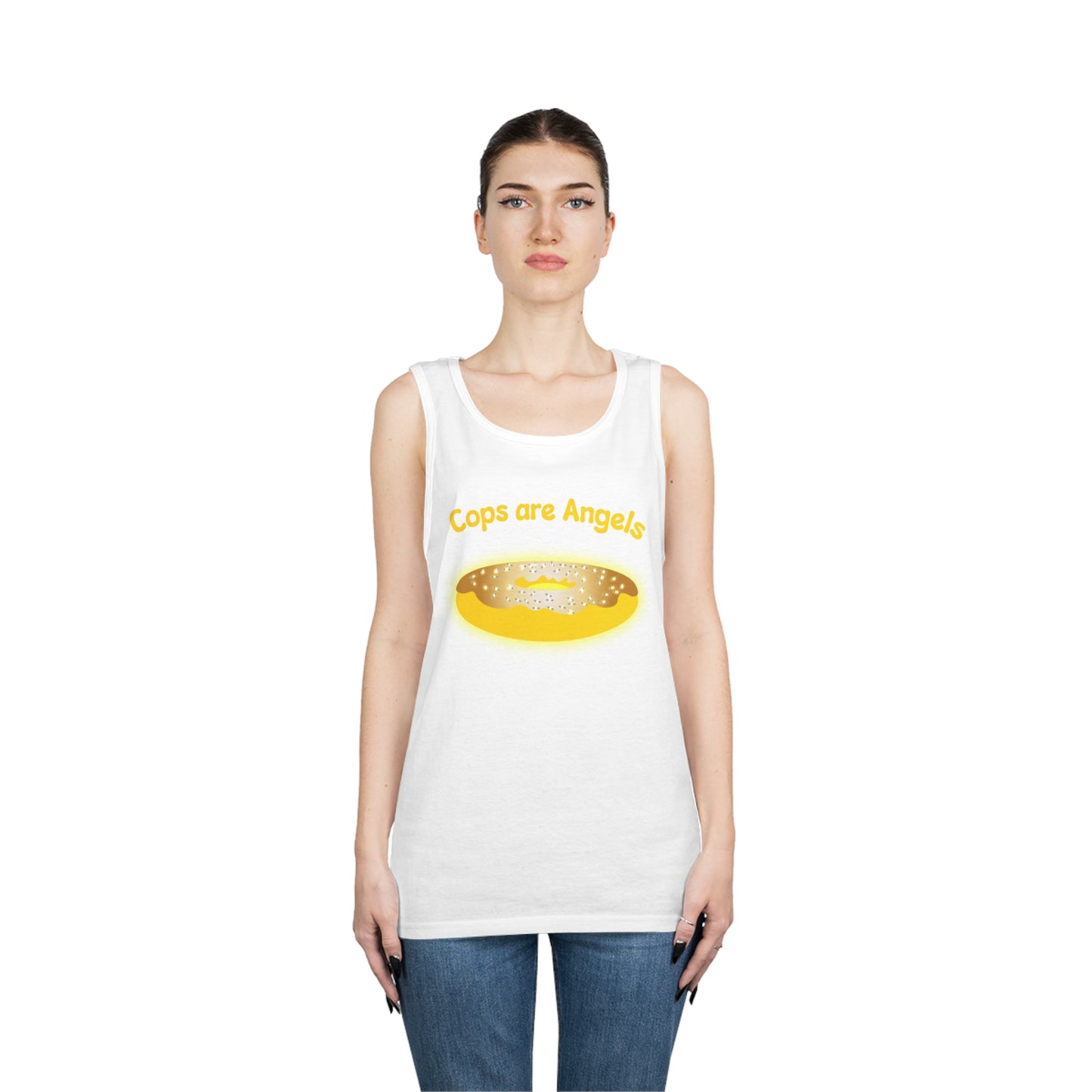 Halo Donut Unisex Tank Top