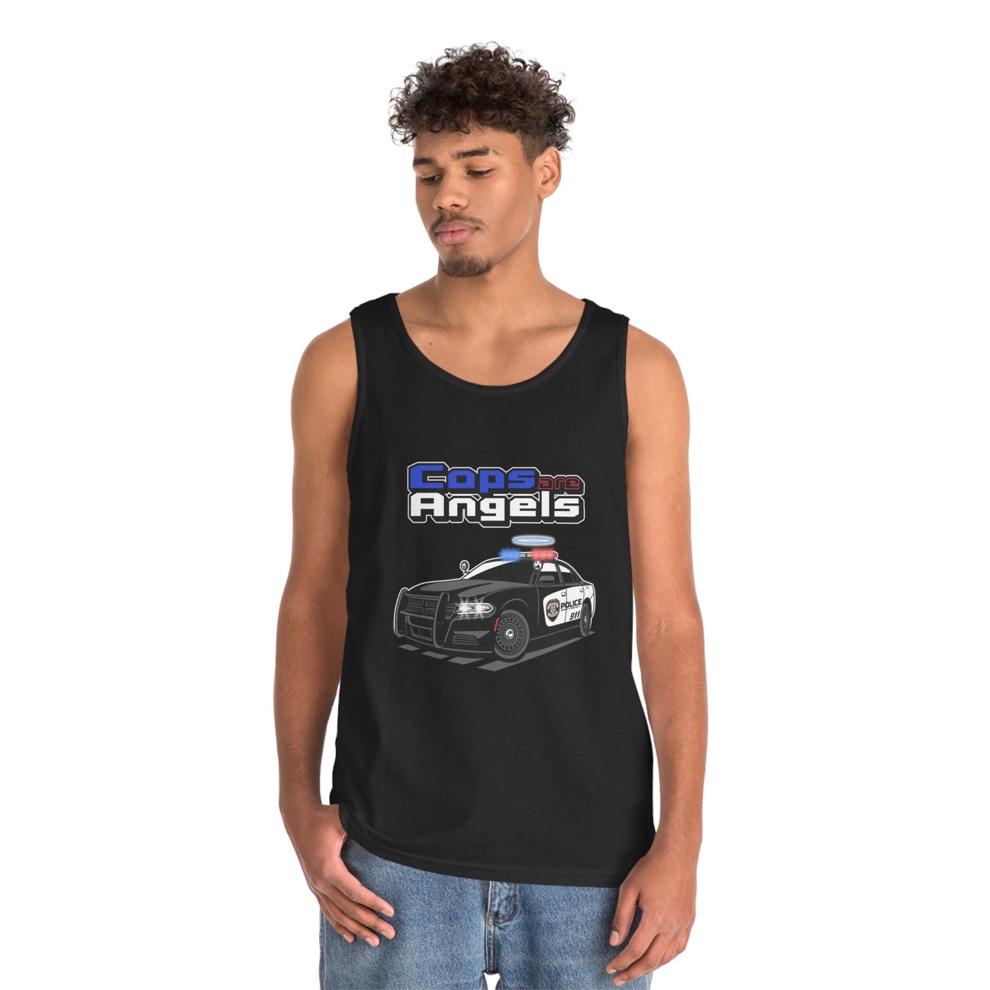 Halo Cop Car Unisex Tank Top