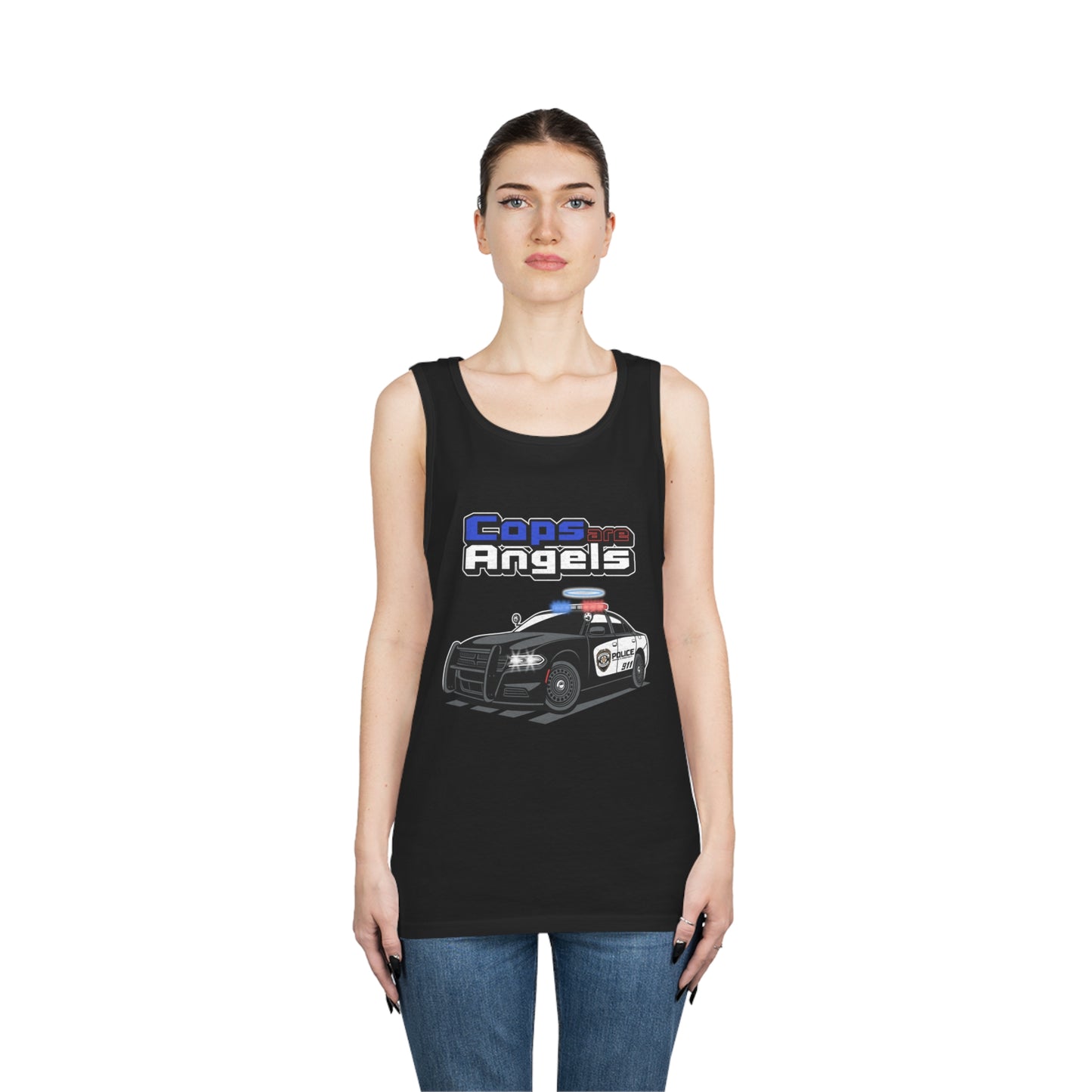 Halo Cop Car Unisex Tank Top