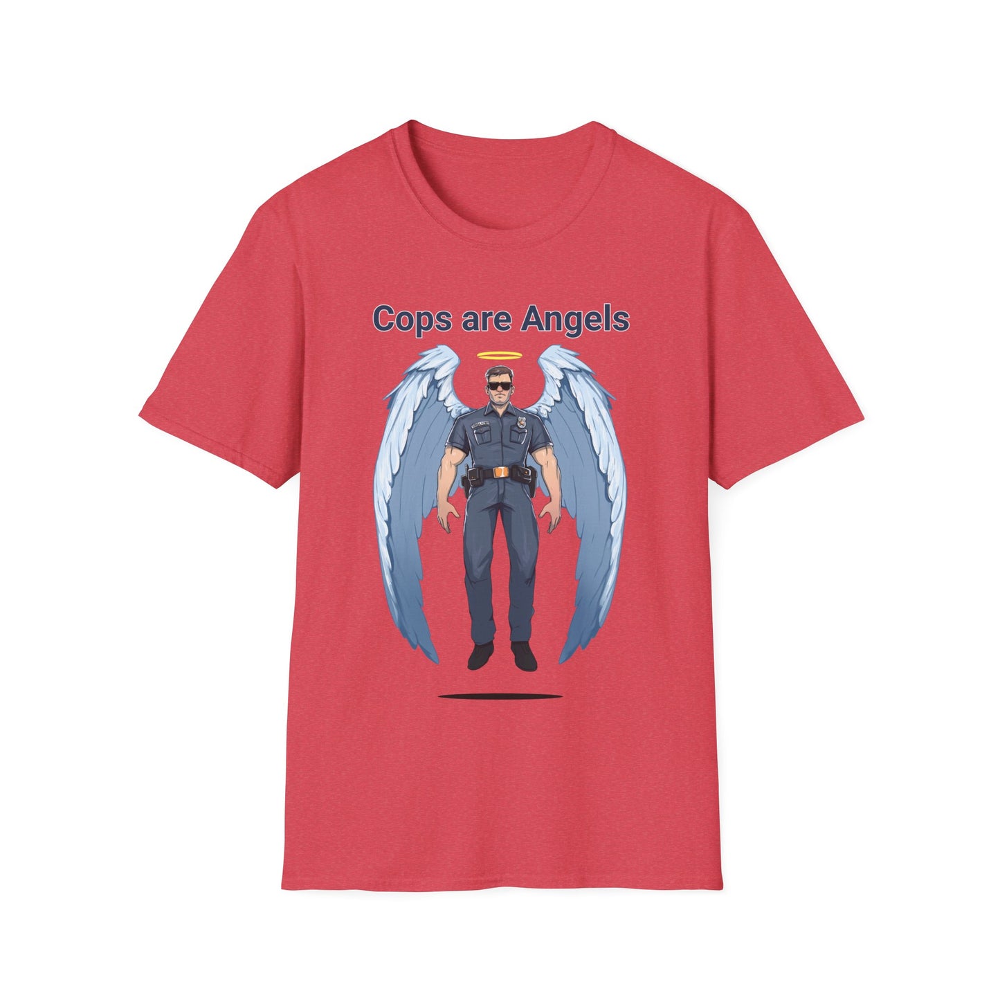 Male Angel Cop Unisex T-Shirt