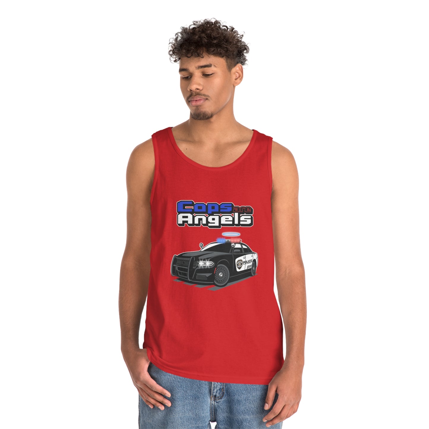 Halo Cop Car Unisex Tank Top