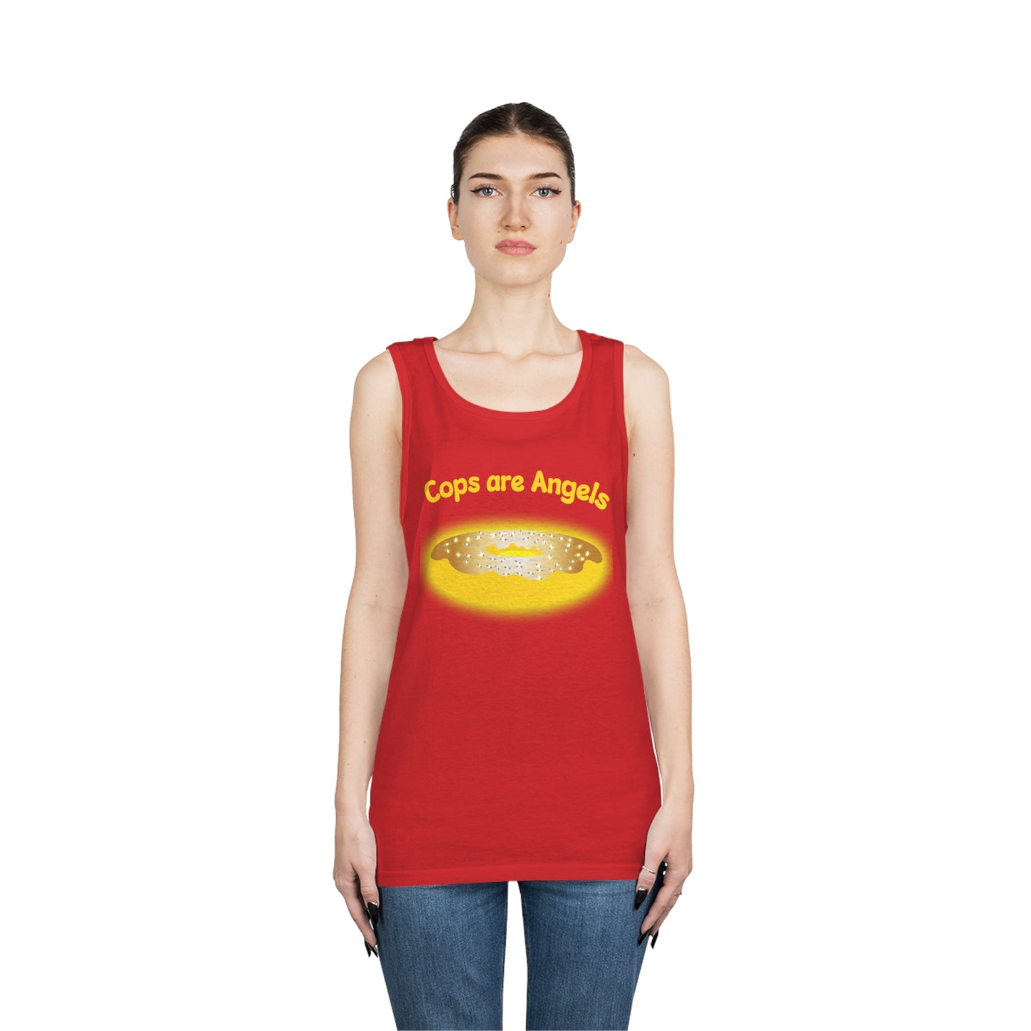 Halo Donut Unisex Tank Top