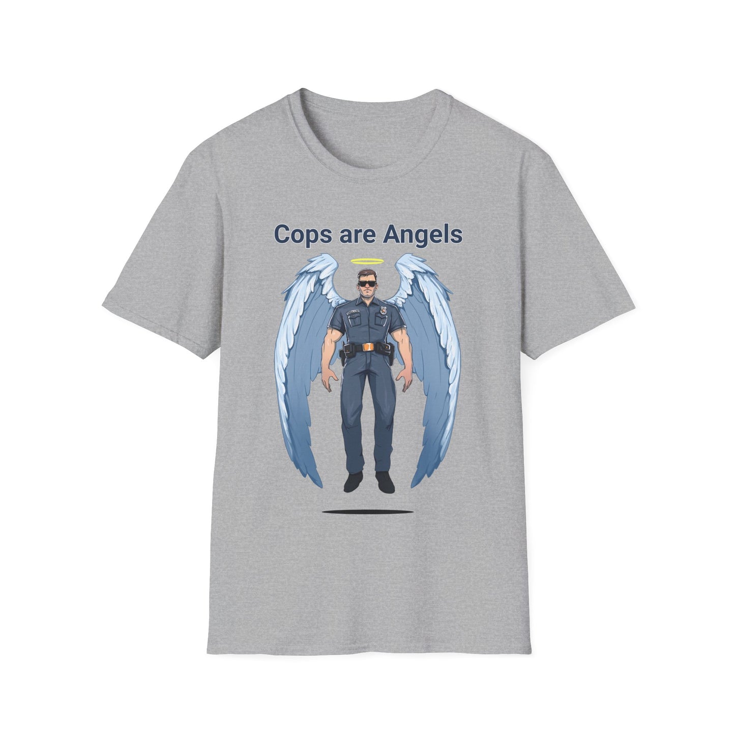 Male Angel Cop Unisex T-Shirt