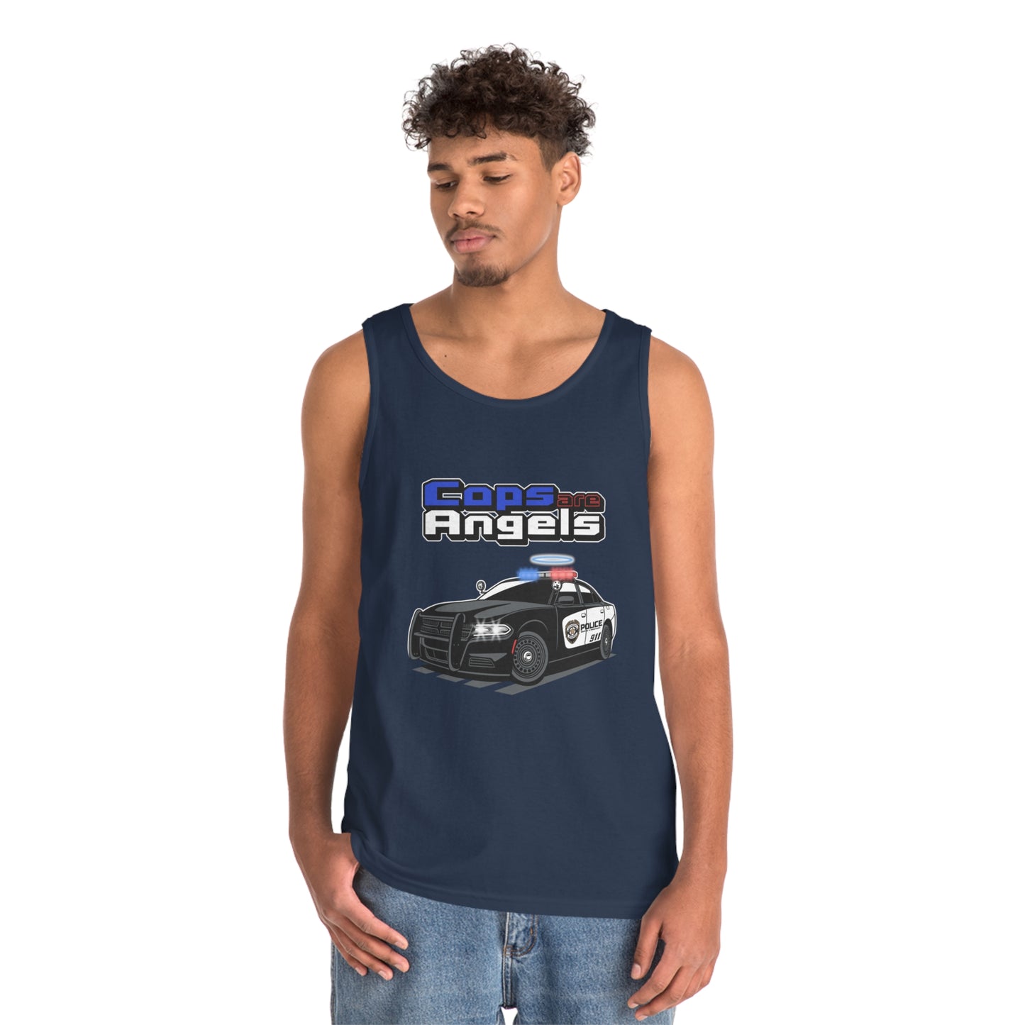 Halo Cop Car Unisex Tank Top