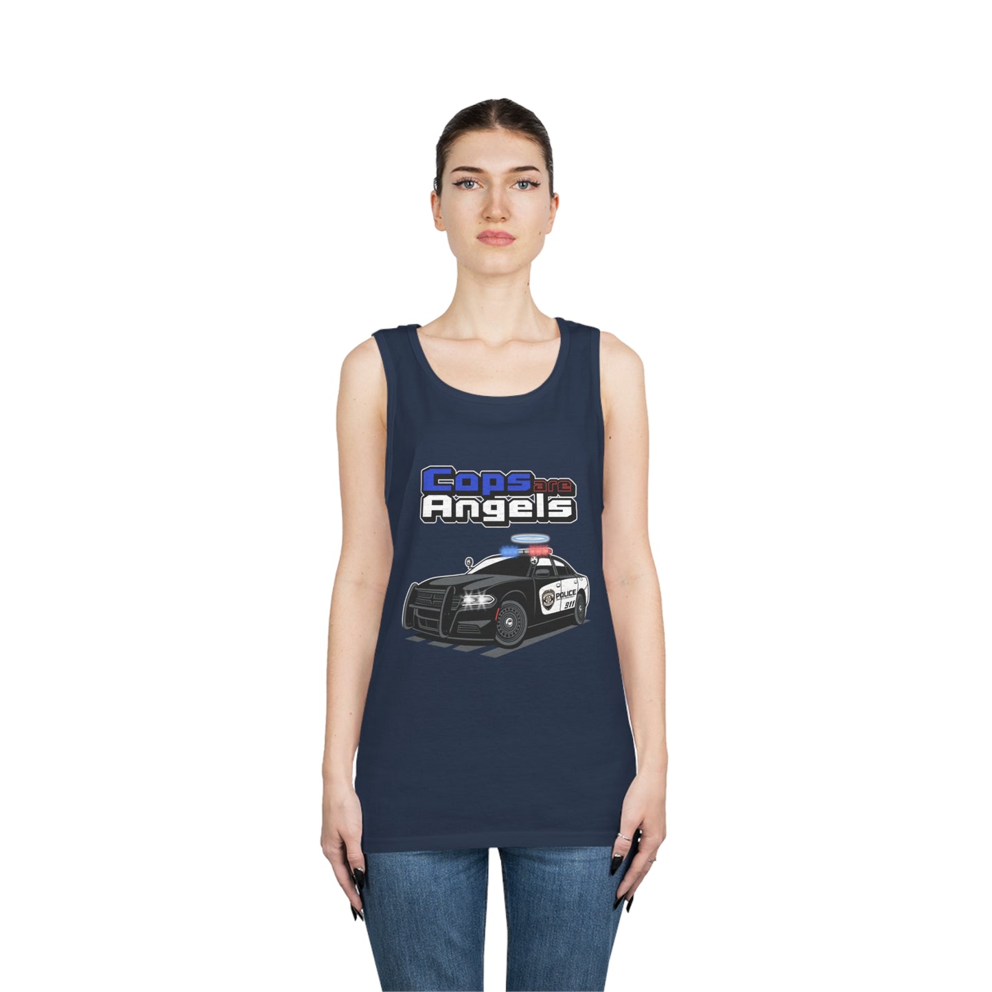 Halo Cop Car Unisex Tank Top