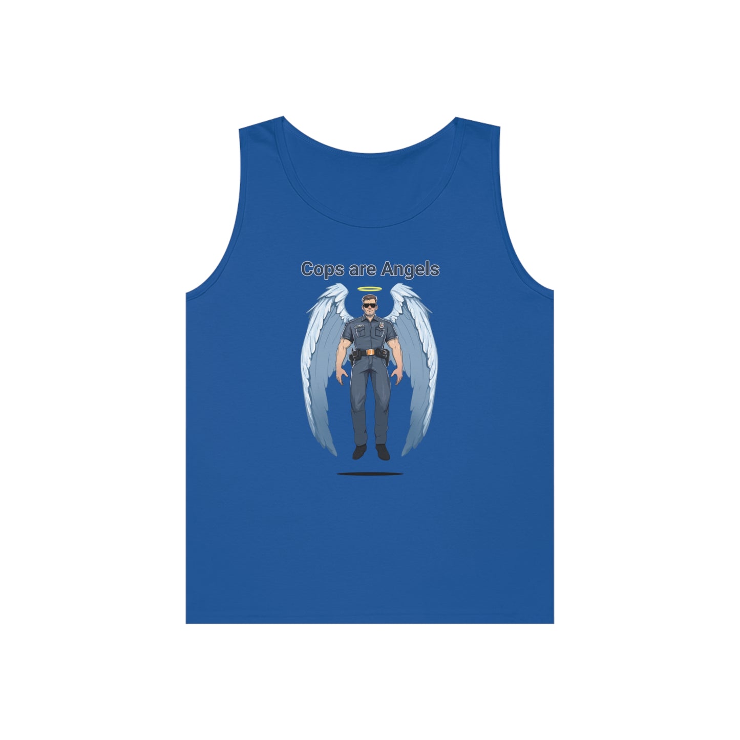 Male Angel Cop Unisex Tank Top