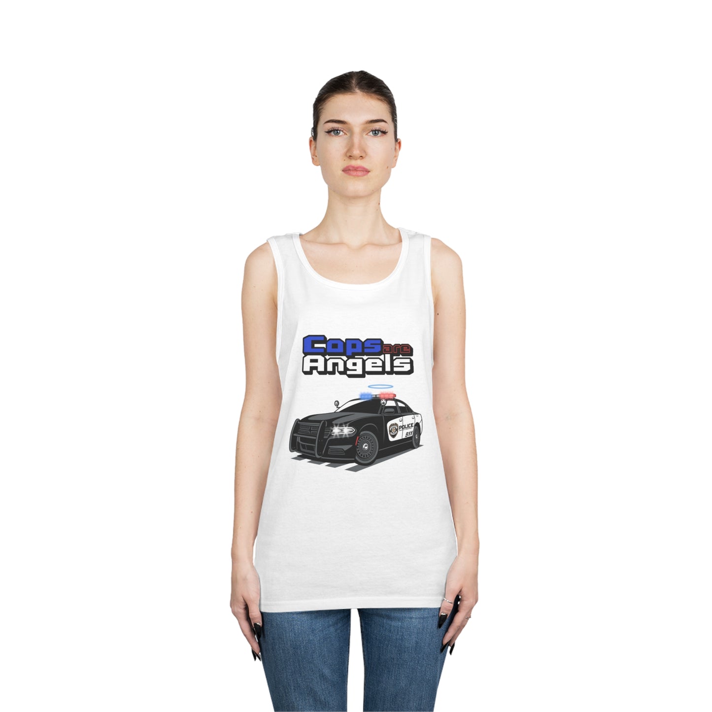 Halo Cop Car Unisex Tank Top