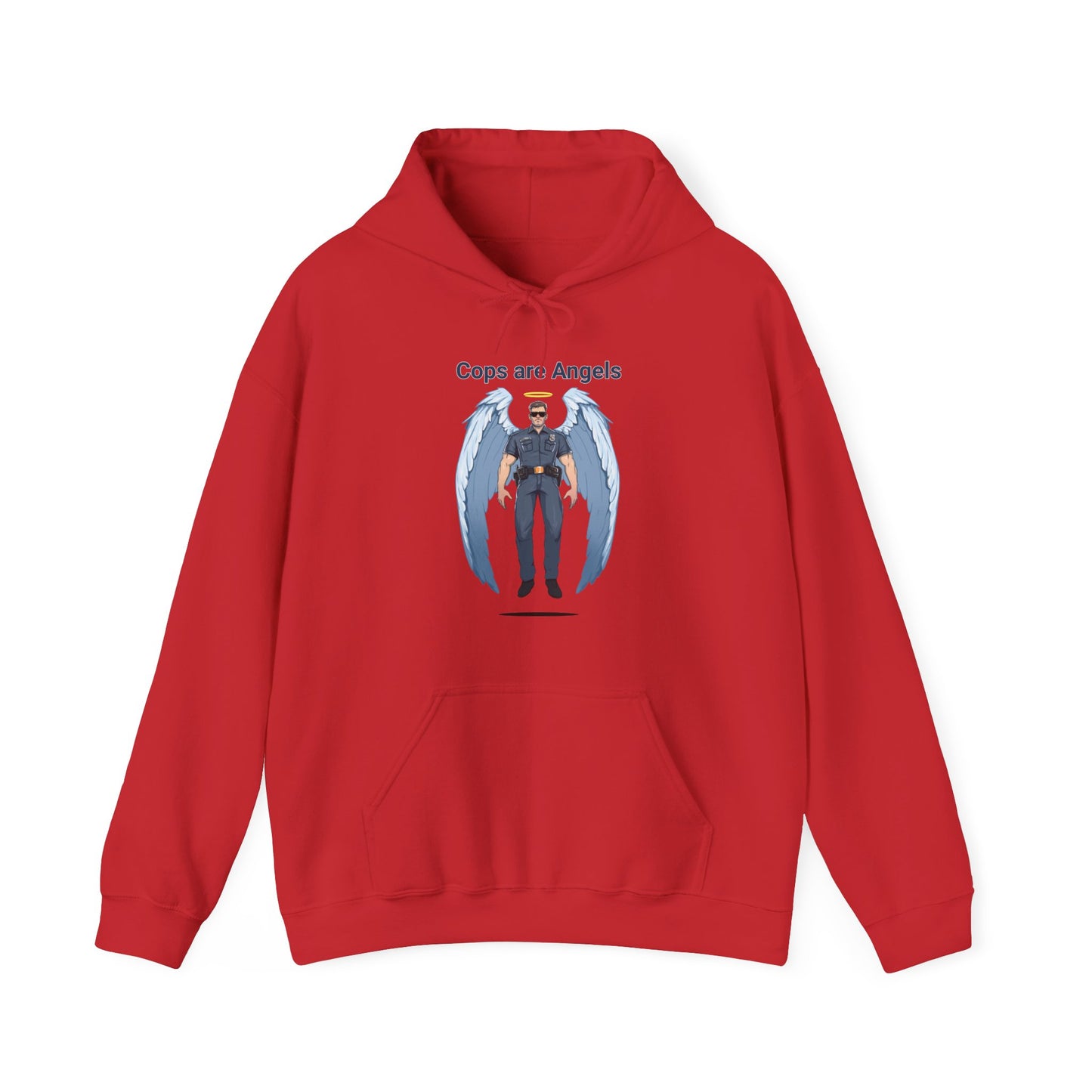 Male Angel Cop Unisex Hoodie