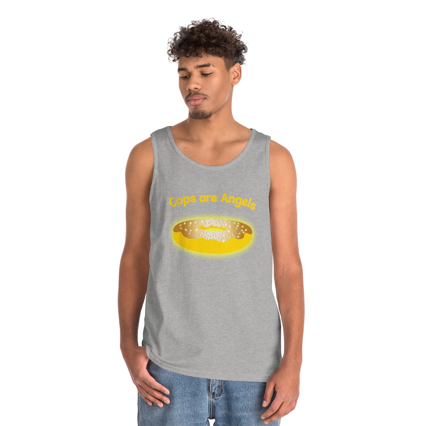 Halo Donut Unisex Tank Top