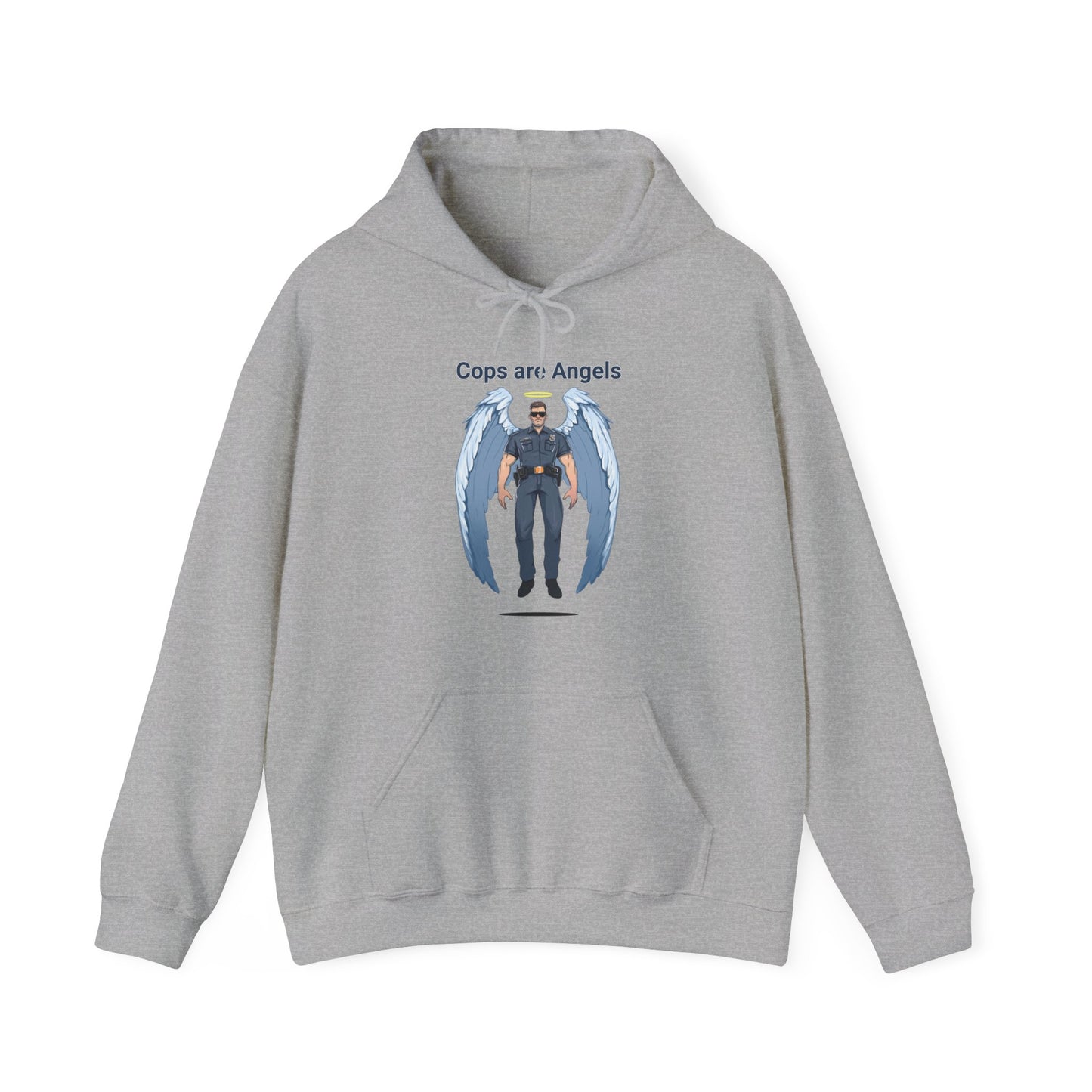 Male Angel Cop Unisex Hoodie