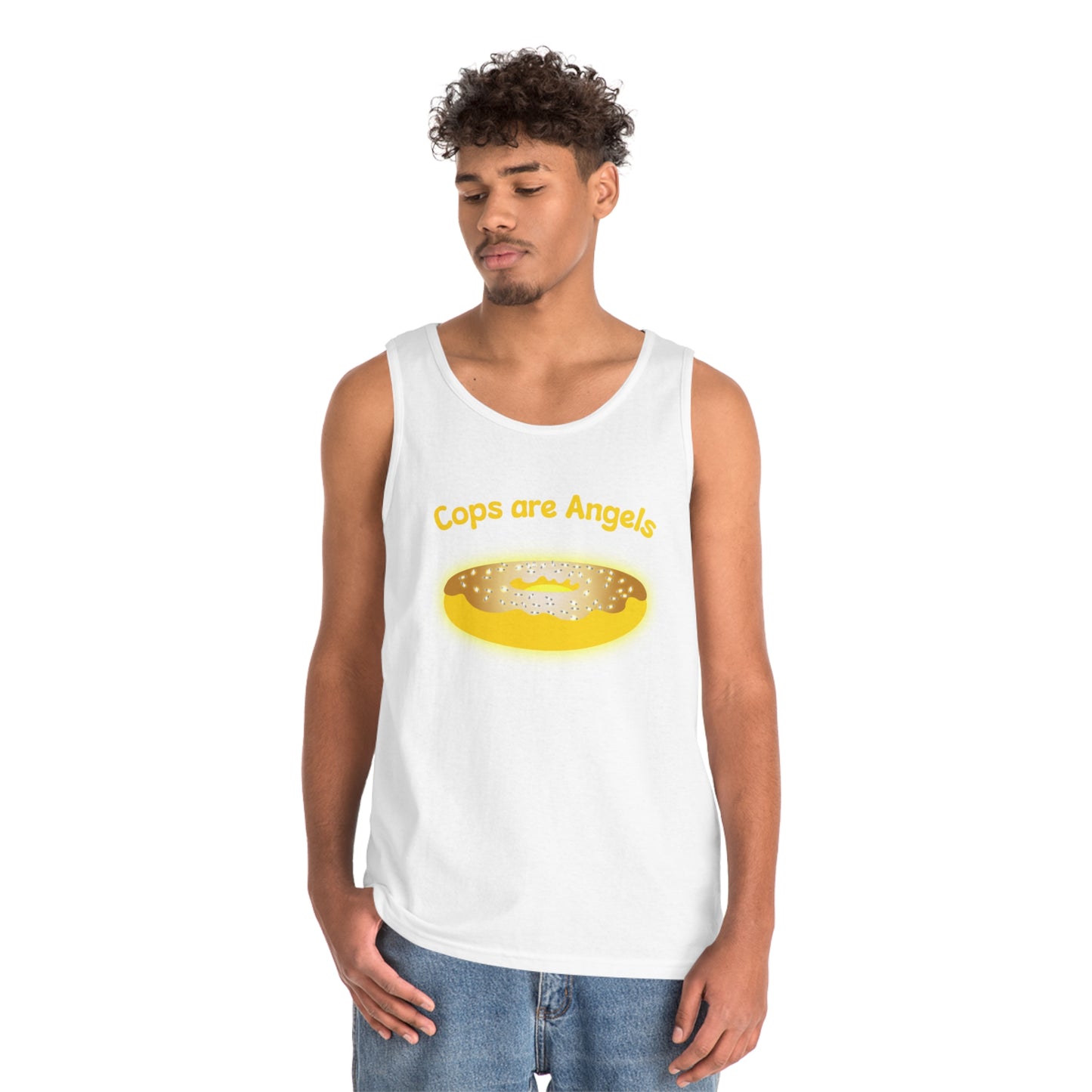 Halo Donut Unisex Tank Top