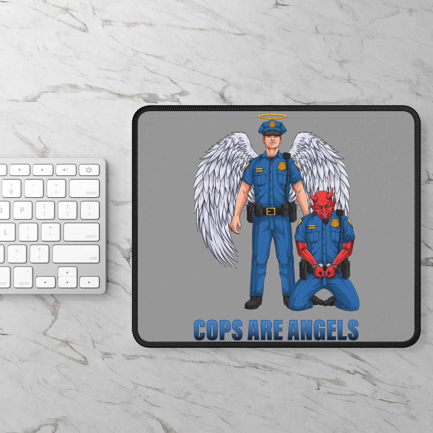 Good Cop Bad Cop Mouse Pad