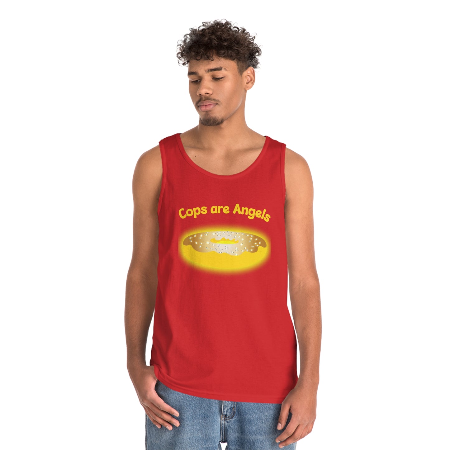 Halo Donut Unisex Tank Top