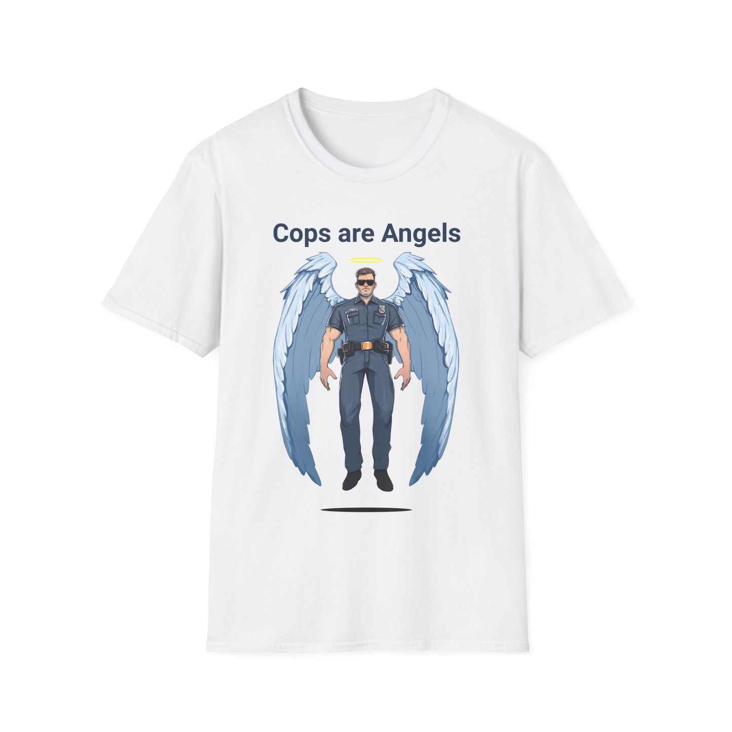 Male Angel Cop Unisex T-Shirt