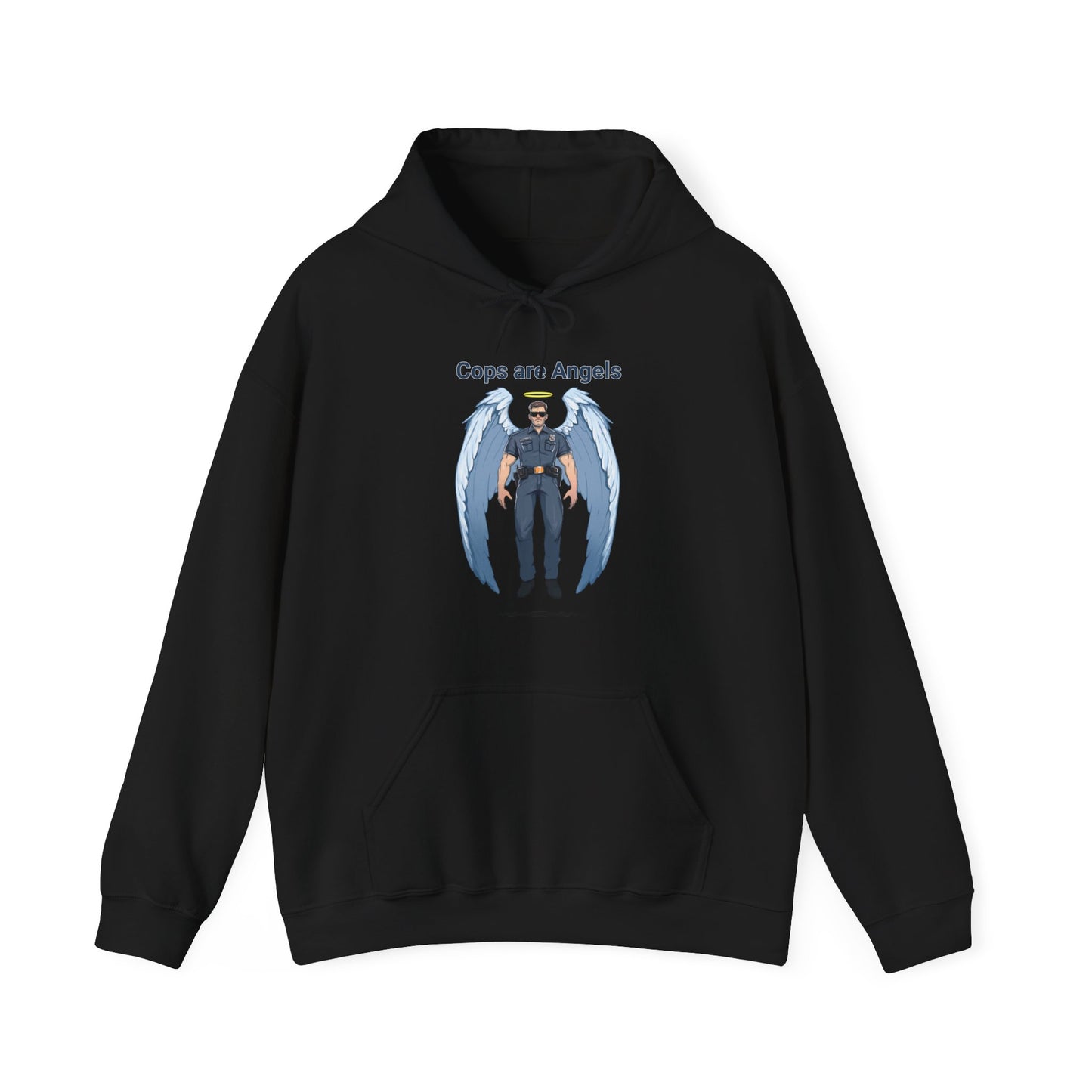 Male Angel Cop Unisex Hoodie